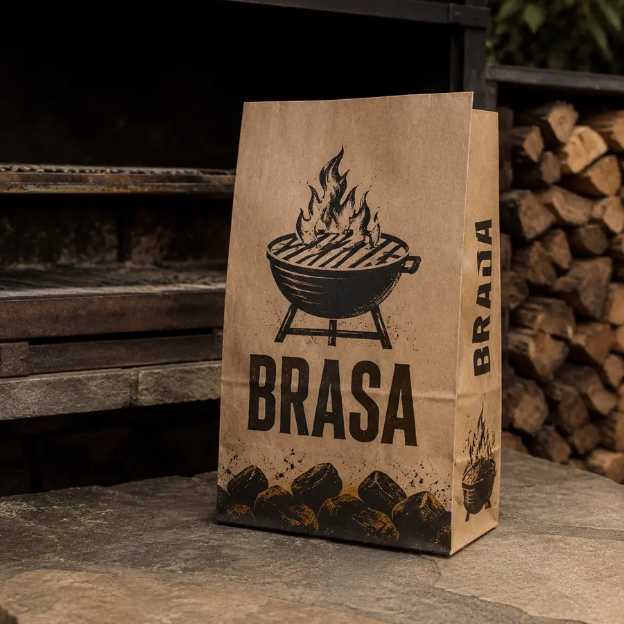 Bolsa personalizada para carbón
