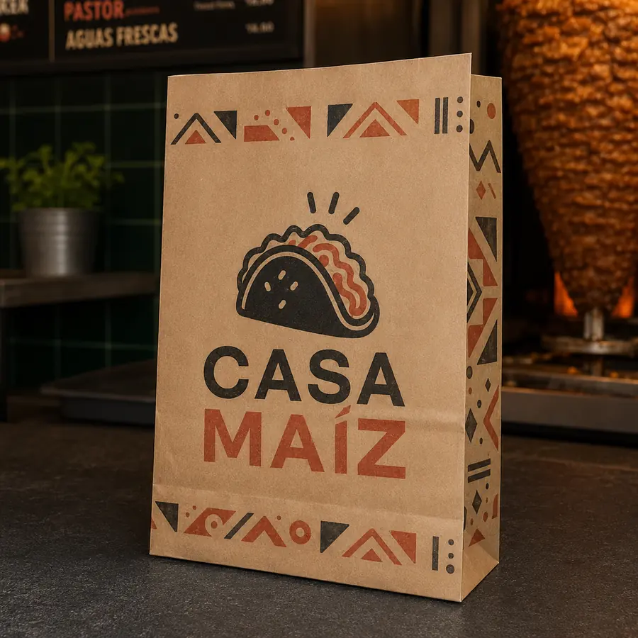 Bolsa personalizada en taquería