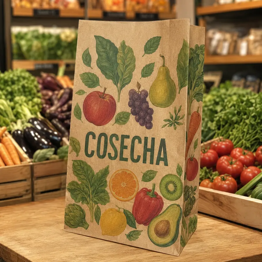 Bolsa personalizada para abarrotes