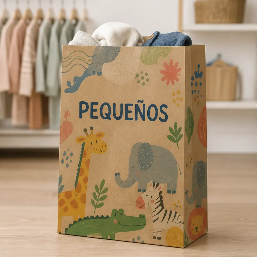 Bolsa personalizada para tienda infantil