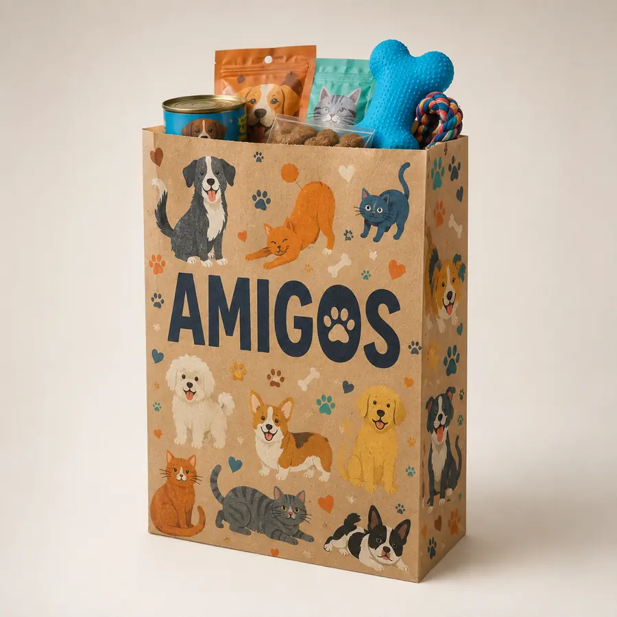 Bolsa personalizada para veterinaria